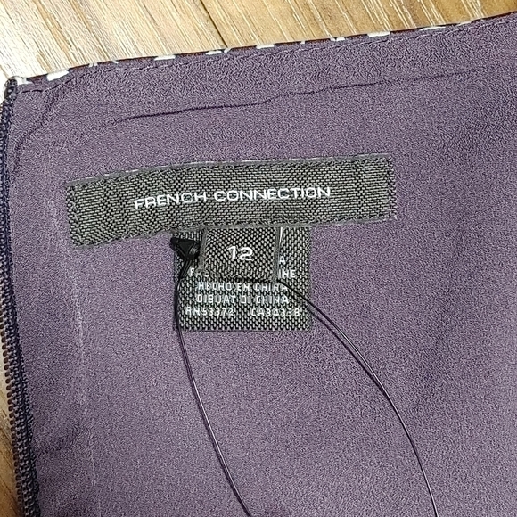 French Connection Elao Cotton Floral Dress Size 12 - Picture 10 of 14